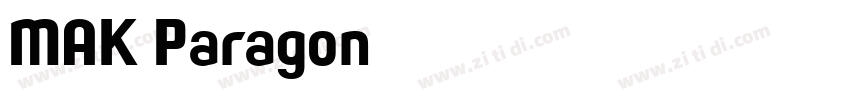 MAK Paragon字体转换
